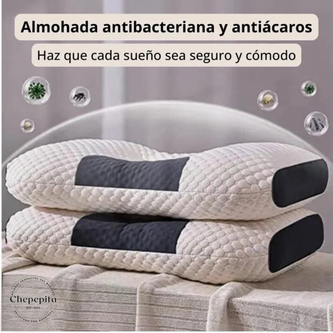 DELUXE ERGONOMIC PLUS Almohada Ortopedica 3D Con alineación cervical perfecta