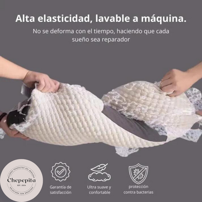 DELUXE ERGONOMIC PLUS Almohada Ortopedica 3D Con alineación cervical perfecta